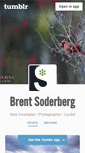 Mobile Screenshot of brentsoderberg.com